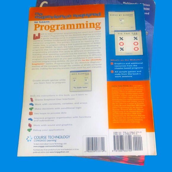 PROGRAMMING for the Absolute Beginner by Jerry Lee Ford Paperback Book - Picture 2 of 2